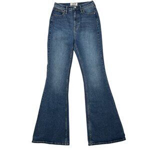 Free People We The Free CRVY Robyn High Rise Flare Jeans 27 Spokane